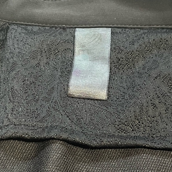 Rare Style MPG Active Black Collared V-Neck Zip Up Workout Jacket Pockets - Picture 12 of 16